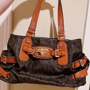 Michael Kors Logo Satchel Bag